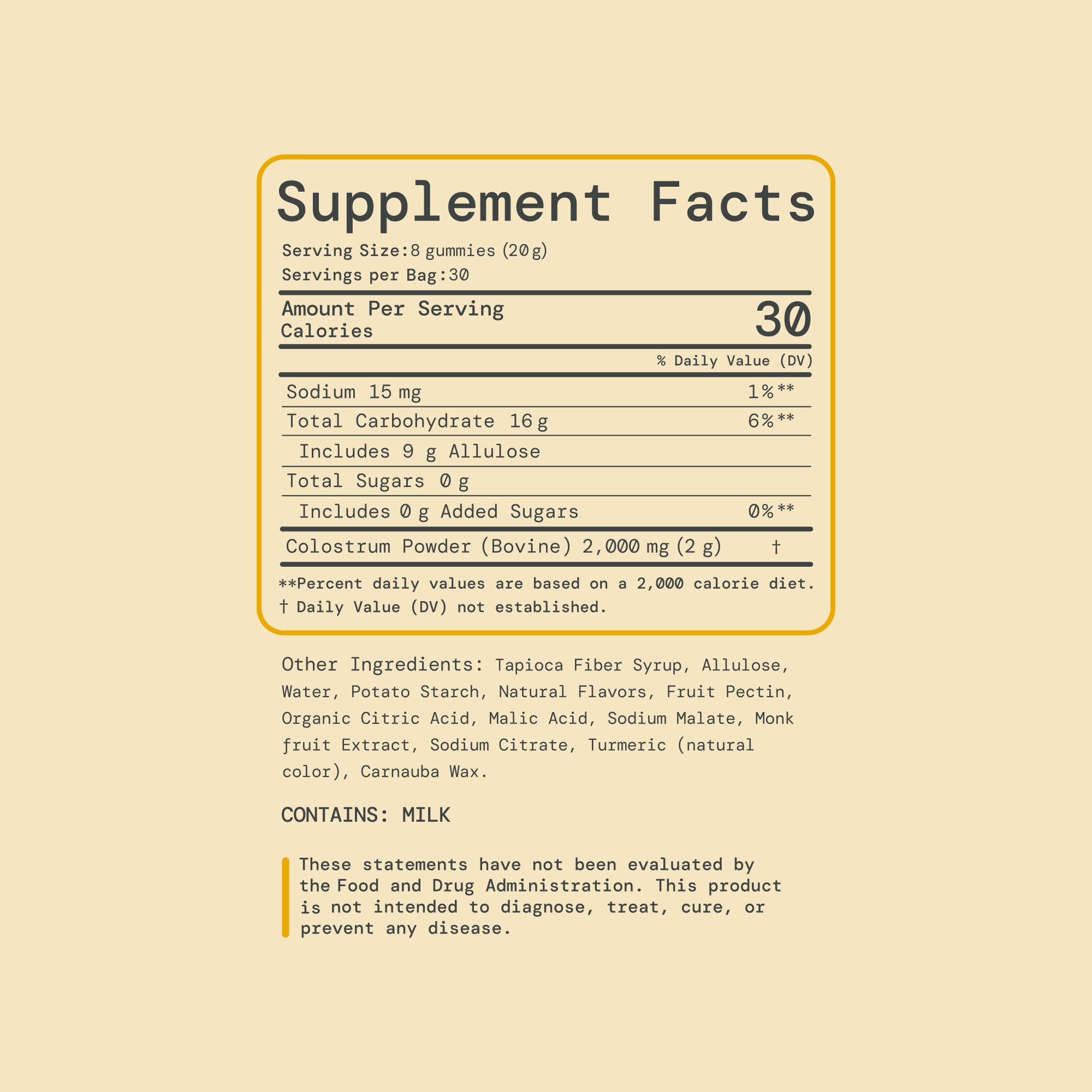 Base Glow | Foundational Colostrum Gummies
